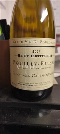 Bourgogne Pouilly-fuissé Premier Cru Bret Brothers En Carementrant 2023