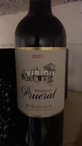 Bordeaux Domaine Pruerat 2021