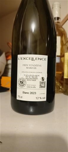 Valle della Loira Fiefs Vendéens Fiefs Vendéens Mareuil L'Excellence 2023