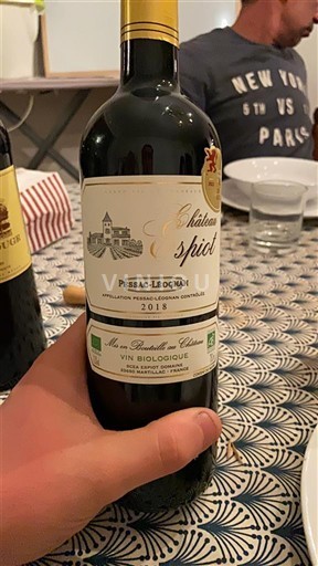 Bordeaux Pessac-Léognan Château Spicil 2018