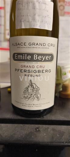 Alsace Không được chỉ định Grand Cru Emile Beyer Grand Cru Pfersigberg 2022