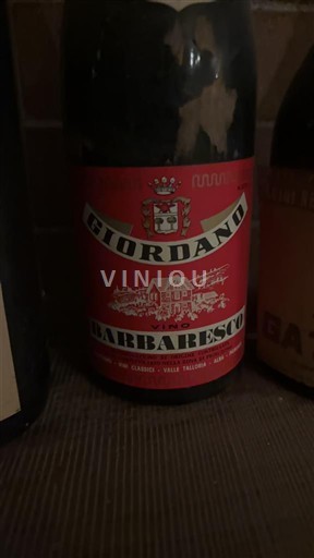 Piedmont Wines Barbaresco Giordano 1974