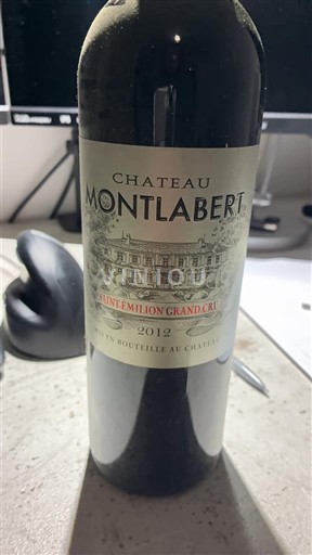 Burdeos Saint-Émilion Gran Cru Château Montlabert 2012