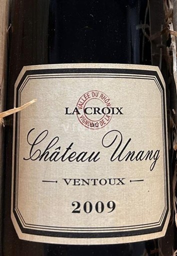 Vallée du Rhône Ventoux Château Unang La Croix 2009