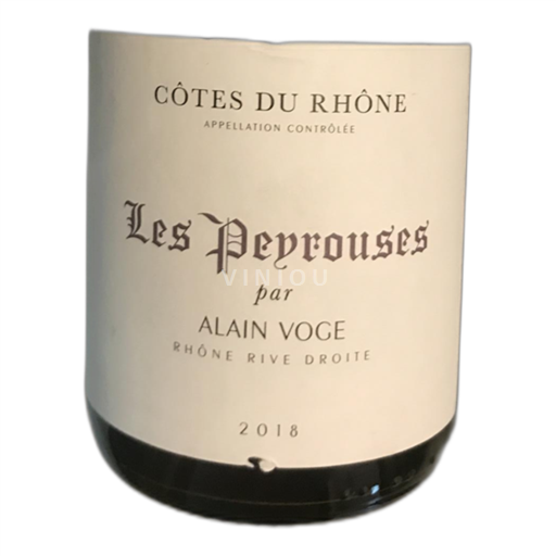 Rona dolina Côtes-du-Rhône Alain Voge Les Peyrouses 2018