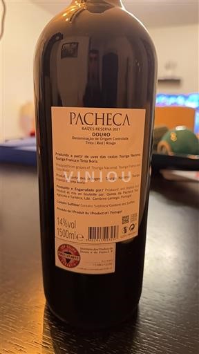 Bồ Đào Nha Douro Pacheca Raízes Reserva 2021