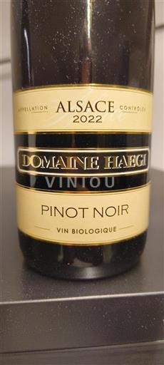 Alsace Pinot noir Domaine Haegi 2022