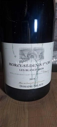 Bourgogne Morey-saint-denis Premier Cru Domaine Arlaud Les Blanchards 2019