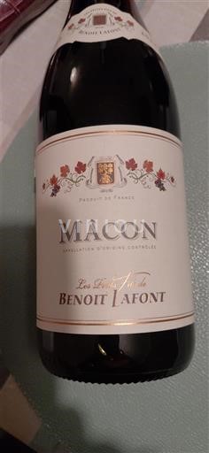 Bourgogne Mâcon và Mâcon-villages Benoît Lafont Không niên vụ