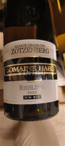 Alsace Riesling Grand Cru Domaine Haegi 2022