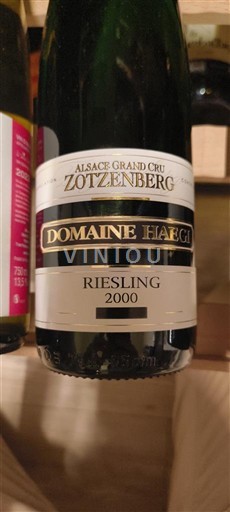 Alsace Riesling Grand Cru Domaine Haegi 2000