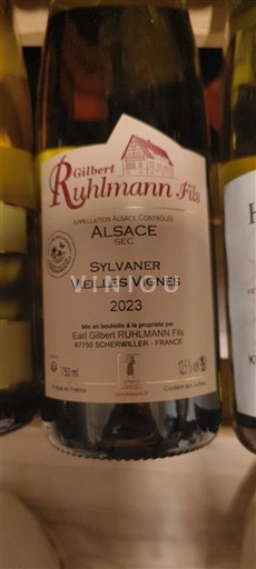 Alsace Sylvaner Gilbert Ruhlmann Fils 2023