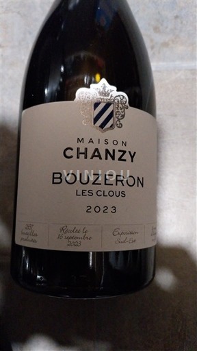Bourgogne Bouzeron Grand Cru Maison Chanzy Les Clous 2023