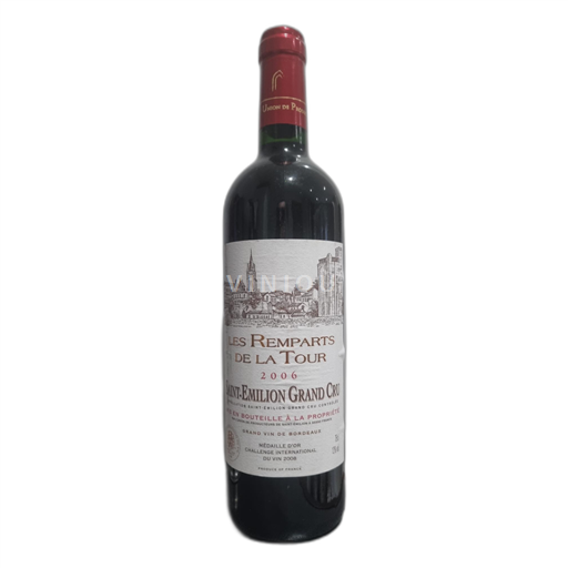 Bordeaux Saint-Émilion Grand Cru Les Remparts de la Tour 2006