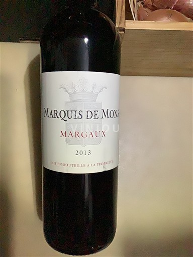 Bordeaux Margaux Marquis de Mons Récoltant 2013