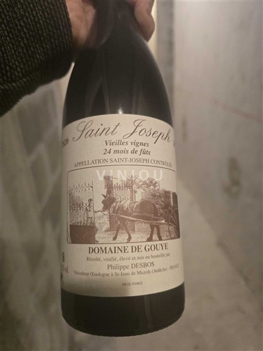 Rhônevallei Saint-Joseph Domaine Gouye Vieilles vignes 24 mois de fûts Niet-geïntegreerd
