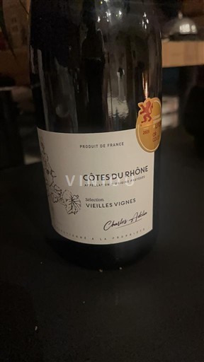Rhônevallei Côtes-du-rhône Charles Audoin Sélection Vieilles Vignes Niet-geïntegreerd