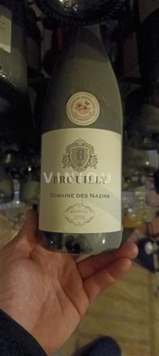 Beaujolais Brouilly Domaine S Nazins 2019