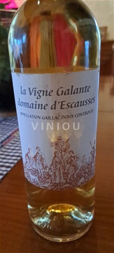 Tây Nam Không được chỉ định Domaine Escausses La Vigne Galante Không niên vụ