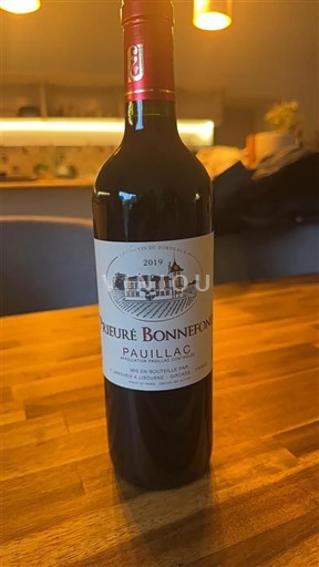 Bordéus Pauillac Prieure Bonnefond 2019
