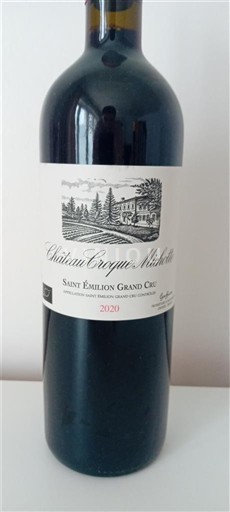 Бордо Сент-Емільйон Гран Крю Grand Cru Château Croque Michotte 2020