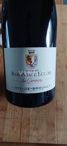 Beaujolais Côte-de-brouilly Domaine Baron de l'Écluse Les Garances 2021