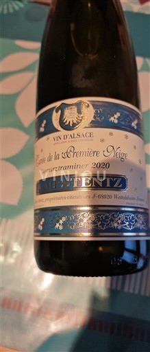 Alsace Không được chỉ định Kuentz Terre de la Première Neige 2020