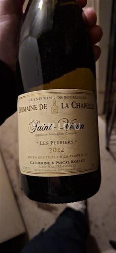 Bourgogne Saint-Véran Domaine La Chapelle Les Perriers 2022