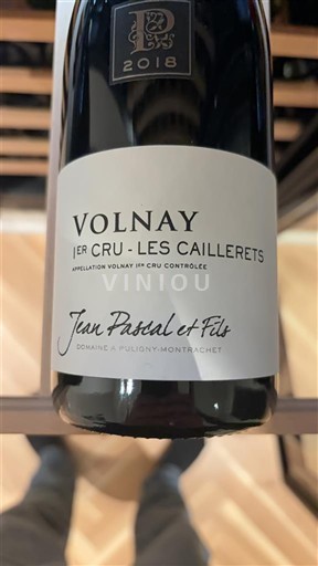 Burgundy Not Specified Premier Cru Jean Pascal et Fils Les Caillerets 2018