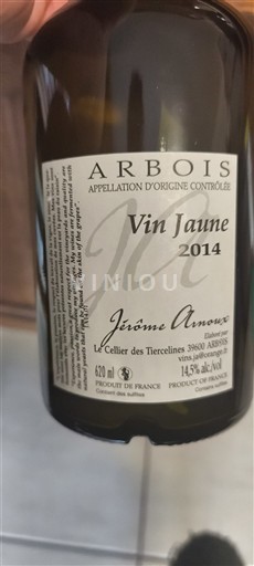 Jura Arbois Jérôme Arnoux Vin Jaune 2014