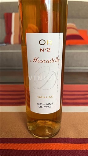 Sudoeste Gaillac Domaine Ffau Or N°2 Muscadelle Não Sazonado