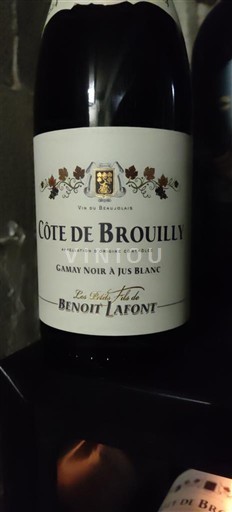 Beaujolais Côte-de-brouilly Benoît Lafont Les Petits Fils 2024