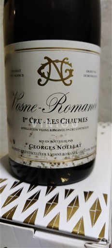 Bourgogne Vosne-romanée Premier Cru Georges Noëllat Les Chaumes 2009