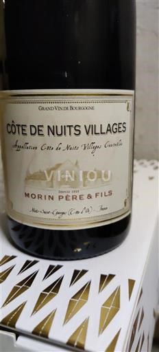 Borgogna Côte de Nuits Villages Morin Père & Fils 2010