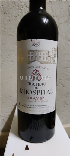 Bordeaux Graves Château L'Hospital 2010