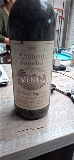 Bordeaux Bordeaux Supérieur Château Fouchè 1990