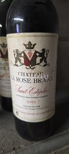 Bordéus Saint-Estèphe Château La Rose Brana 1993