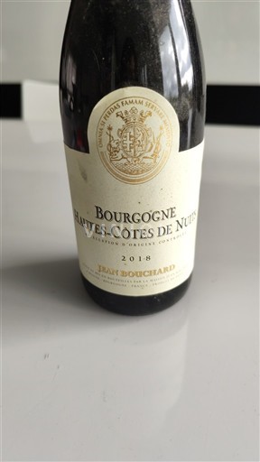 Verërat Rouge sec Jean Bouchard 2018 Francë Burgundi E paspecifikuar AOC