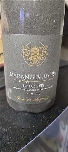 Burgundy Not Specified Premier Cru Cave de Mazenay La Fussière 2019
