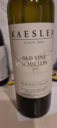 Nam Úc Thung lũng Barossa Kaesler Old Vine Semillon 2021