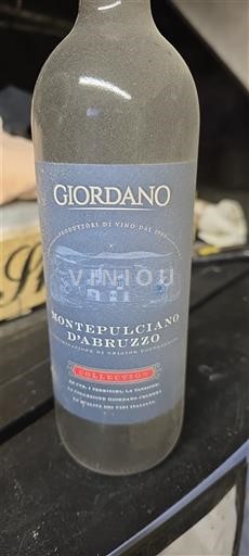 Abruzzo Montepulciano d'Abruzzo Giordano Selezione 2018