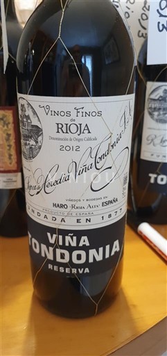 La Rioja Rioja Lopez de Heredia Viña Tondonia Viña Tondonia Reserva 2012