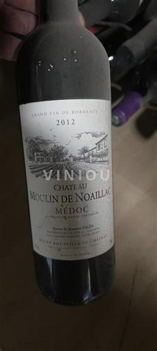 Bordéus Médoc Château Moulin de Noaillac 2012