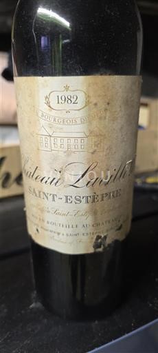 Bordéus Saint-Estèphe Château Laville 1982