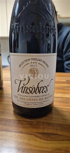 Thung lũng Rhône Vinsobres Sélection Vieilles Vignes 2017