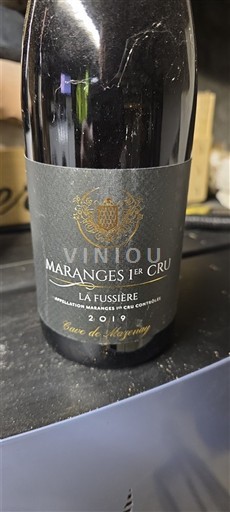 Borgoña Maranges Premier Cru Cave de Mazenay La Fussière 2019