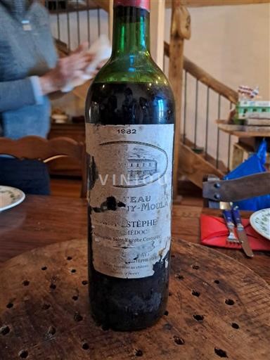 Bordéus Saint-Estèphe Château Mey-Moulin 1982