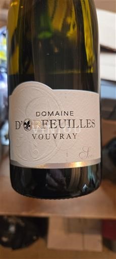 Loiredalen Vouvray Domaine Orfeuilles 2021