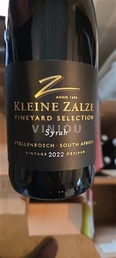 Kustområdet Stellenbosch Kleine Zalze Vineyard Selection Syrah 2022