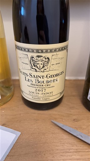 Bourgogne Nuits-saint-georges Premier Cru Louis Jadot Les Boudots 2017